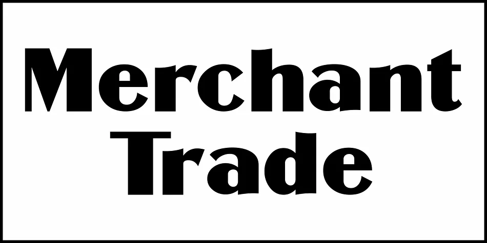 Merchant Trade JNL by Jeff Levine Fonts — Decorative Font — thumbnail 2