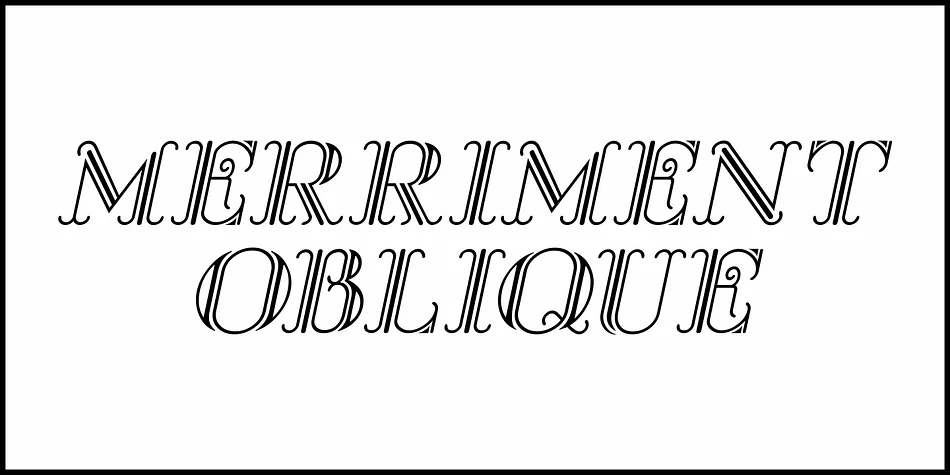 MERRIMENT JNL by Jeff Levine Fonts — Display Font — thumbnail 4