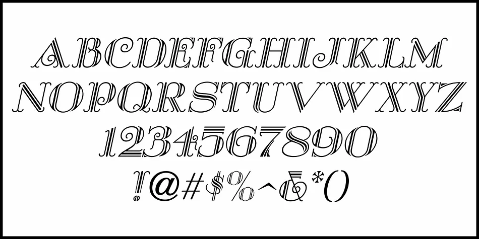 MERRIMENT JNL by Jeff Levine Fonts — Display Font — thumbnail 5