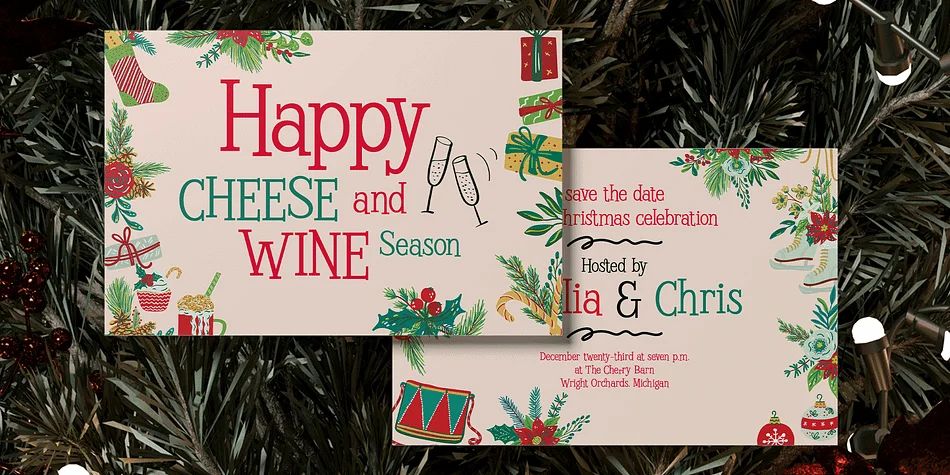Merry Glow by roomspace — Decorative Font — thumbnail 6