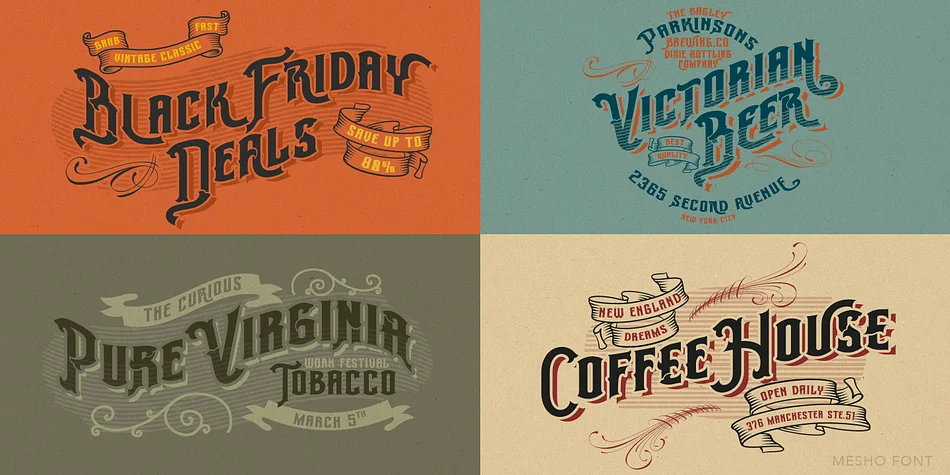 Mesho by TypeClassHeroes — Decorative Font — thumbnail 5