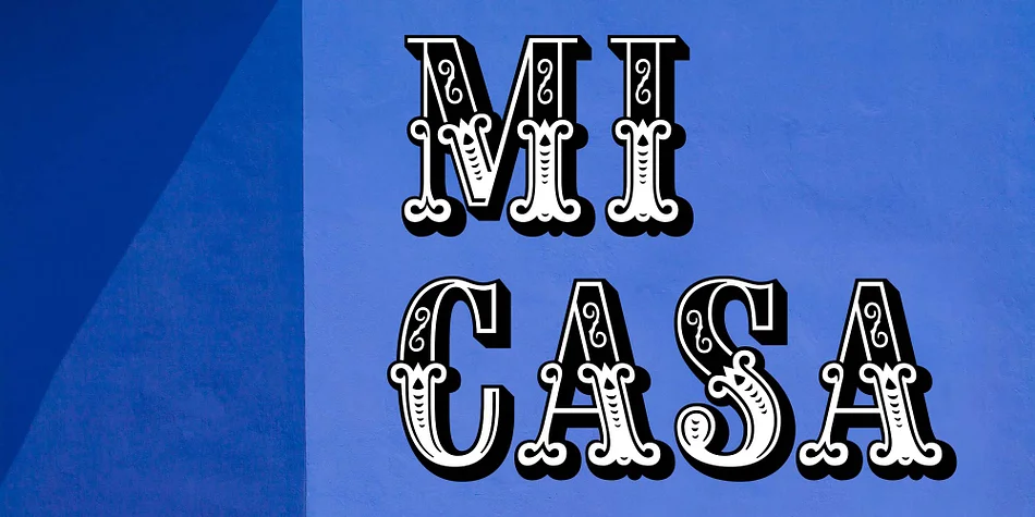 Mi Casa by FontMesa — Decorative Font