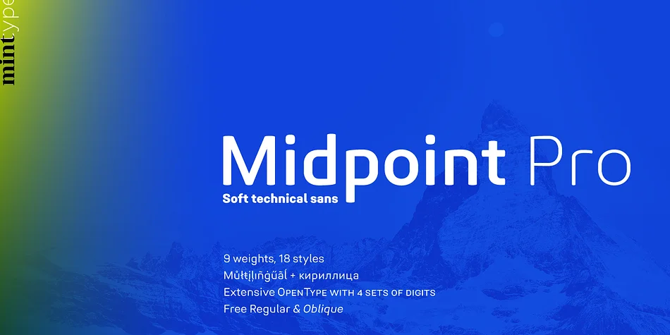 Midpoint Pro by Mint Type — Display Font