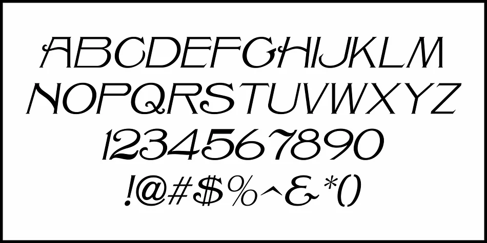 MILLINERY JNL by Jeff Levine Fonts — Decorative Font — thumbnail 5