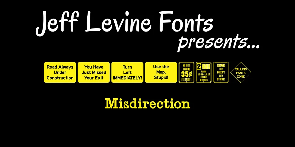 Misdirection JNL by Jeff Levine Fonts — Dingbats Font