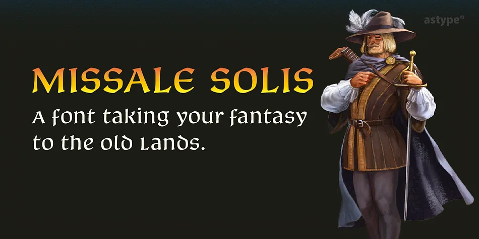 Missale Solis by Astype โ Blackletter Font