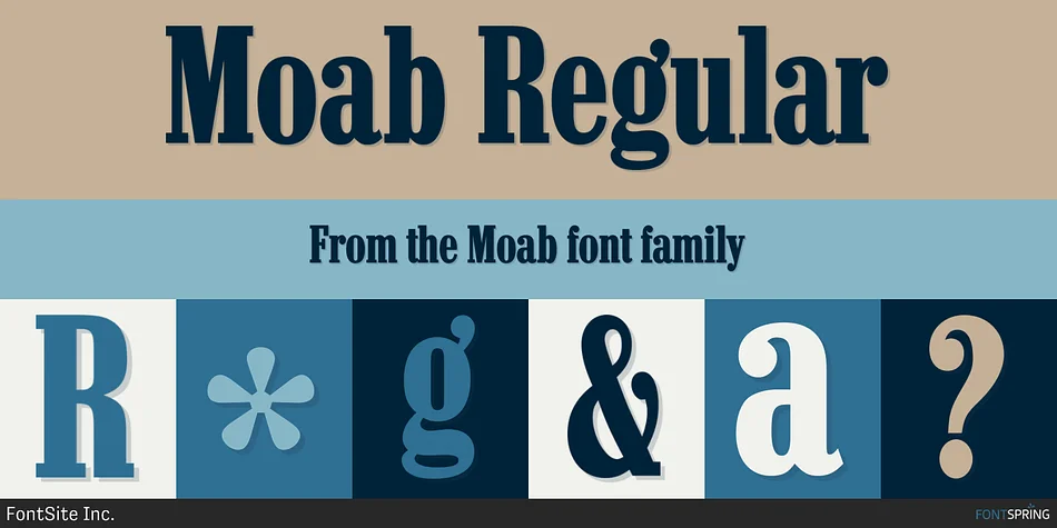 Moab by FontSite Inc. — Decorative Font