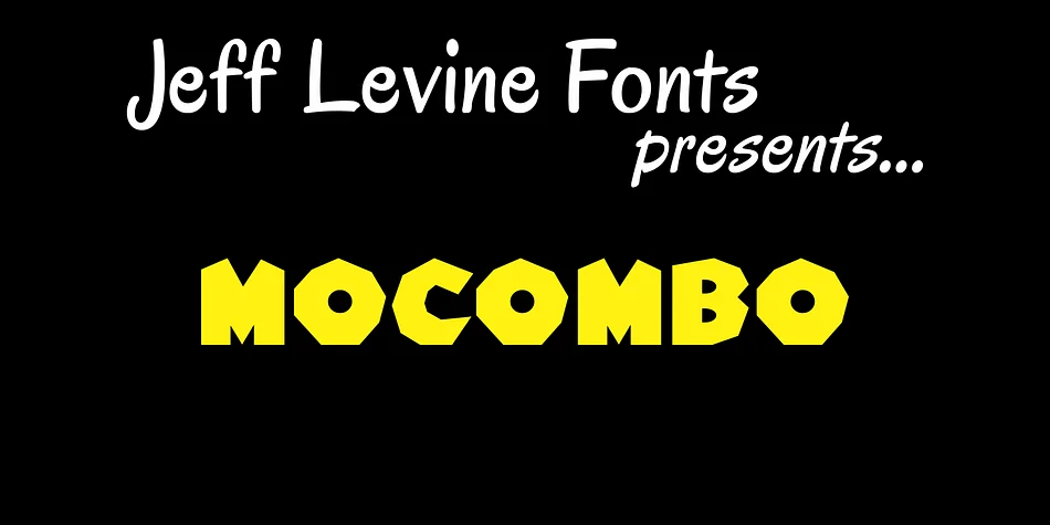 MOCOMBO JNL by Jeff Levine Fonts — Display Font