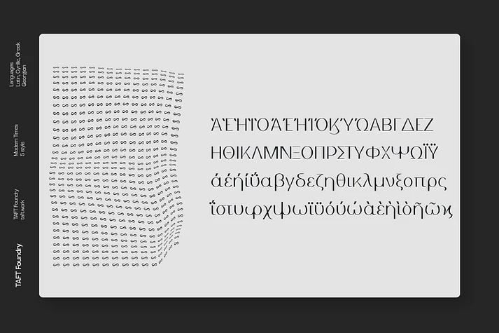 Modern Times by TAFT Foundry — Decorative Font — thumbnail 7