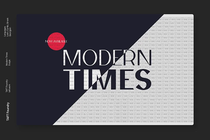 Modern Times by TAFT Foundry — Decorative Font — thumbnail 9