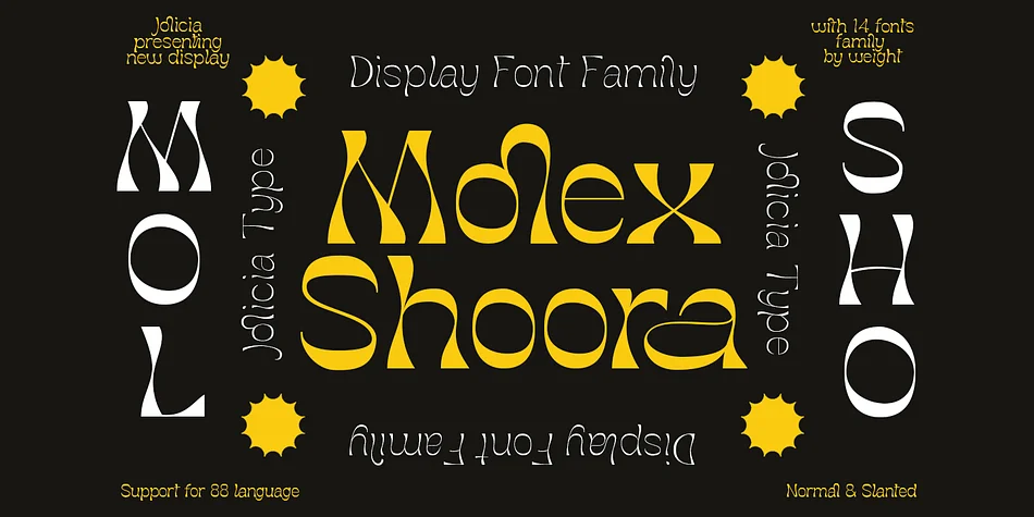 Molex Shoora by Jolicia Type — Display Font