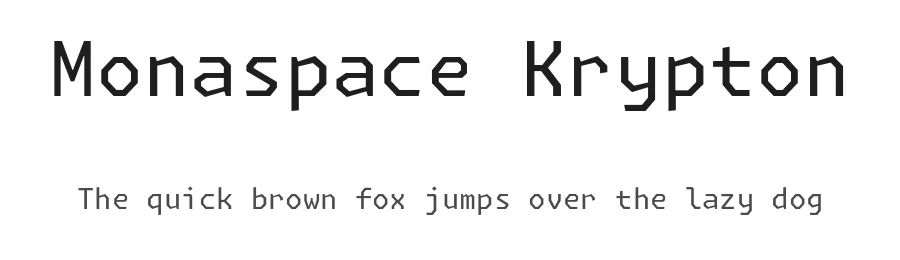 Monaspace Krypton by Riley Cran & the Lettermatic Team — Sans Serif Font