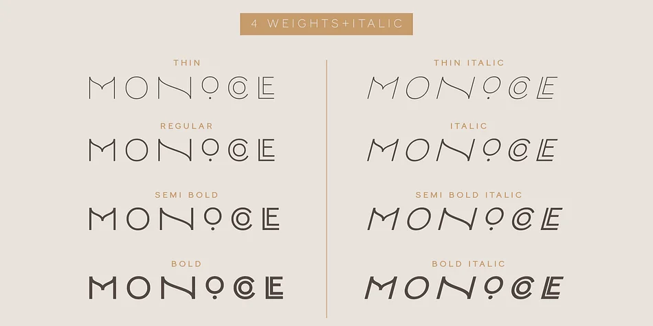 Monocole by Craft Supply Co. — Display Font — thumbnail 2