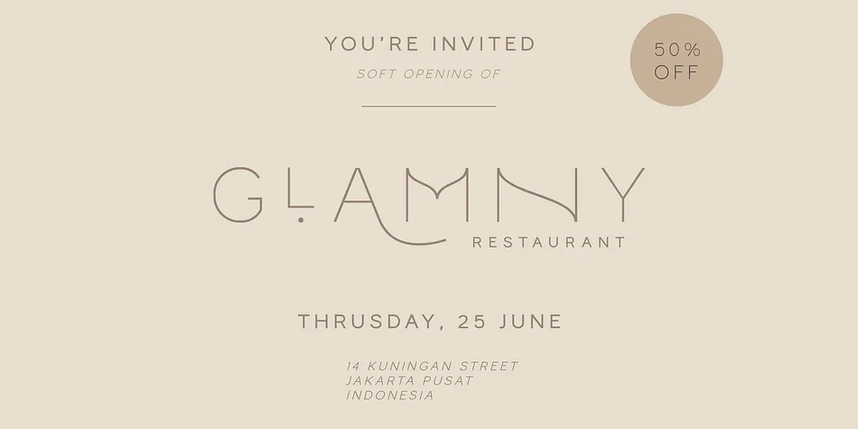 Monocole by Craft Supply Co. — Display Font — thumbnail 4