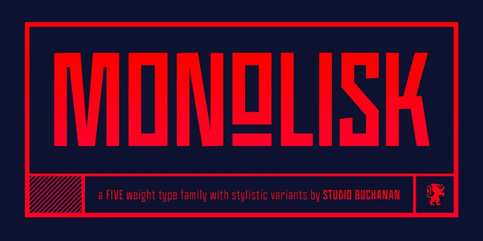 Monolisk by Studio Buchanan — Display Font