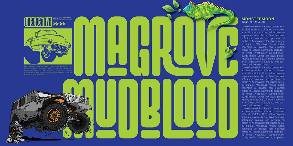 Monstermoon by Linecreative — Display Font — thumbnail 6