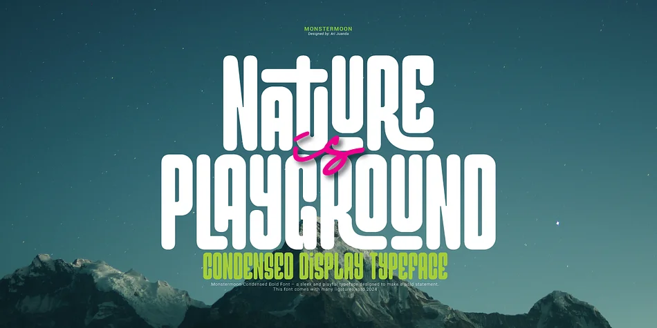 Monstermoon by Linecreative — Display Font — thumbnail 8