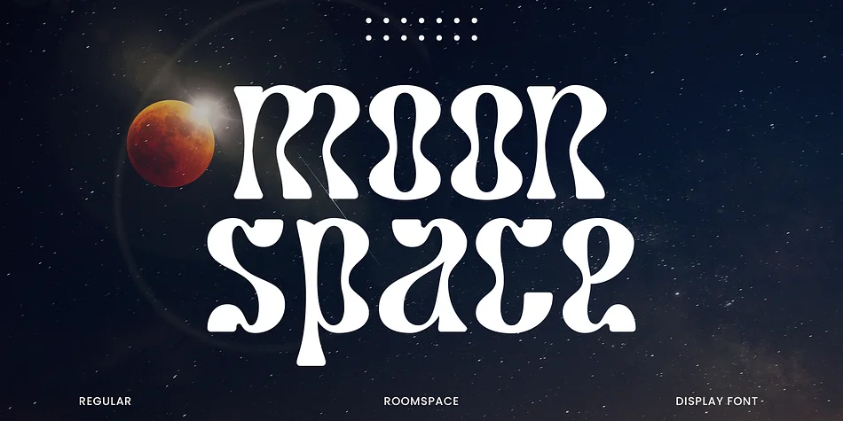 moonspace by roomspace — Display Font