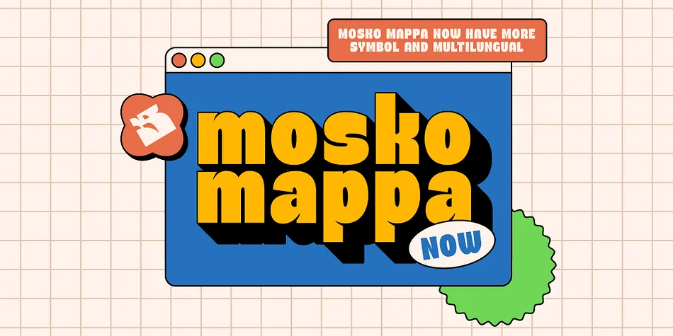 MOSKO MAPPA NOW by Brainwaves Studio — Display Font