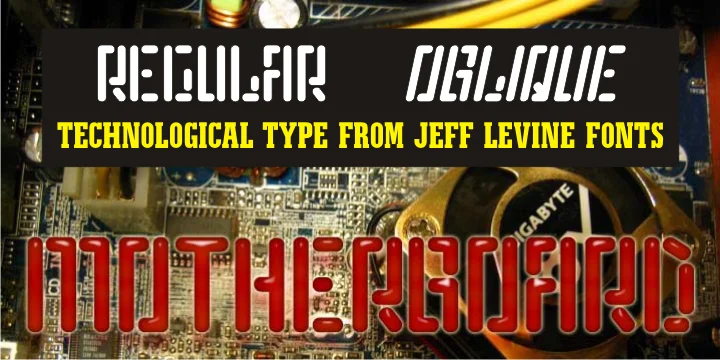 MOTHERBOARD JNL by Jeff Levine Fonts — Display Font