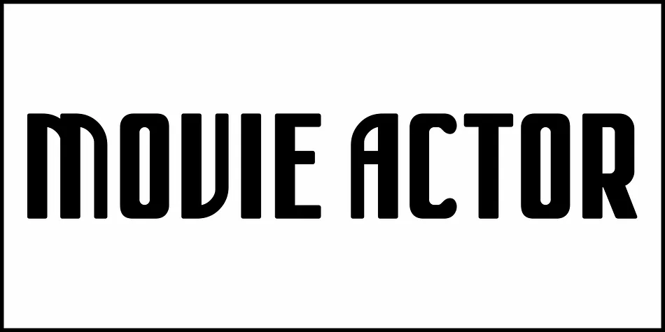 MOVIE ACTOR JNL by Jeff Levine Fonts — Display Font — thumbnail 2