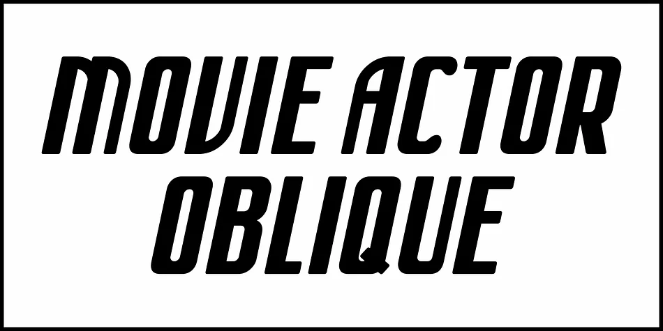 MOVIE ACTOR JNL by Jeff Levine Fonts — Display Font — thumbnail 4