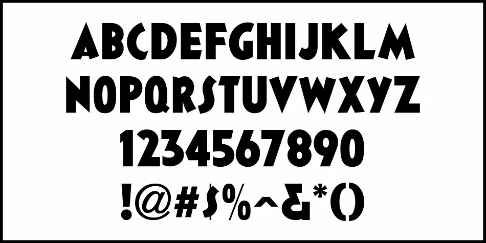 MOVIE AD DECO JNL by Jeff Levine Fonts — Display Font — thumbnail 3