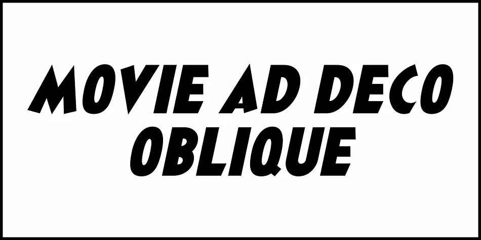 MOVIE AD DECO JNL by Jeff Levine Fonts — Display Font — thumbnail 4