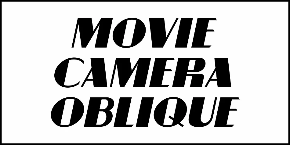 MOVIE CAMERA JNL by Jeff Levine Fonts — Decorative Font — thumbnail 4