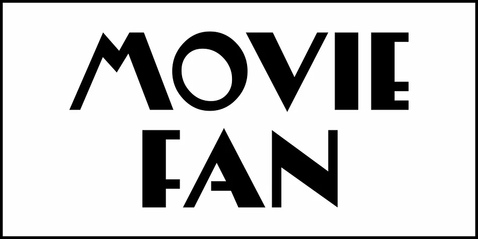 Movie Fan JNL by Jeff Levine Fonts — Display Font — thumbnail 2