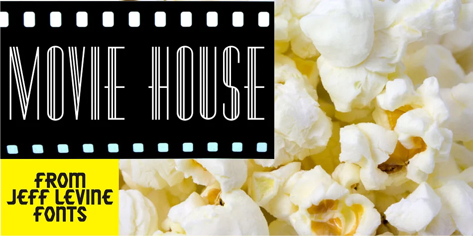 MOVIE HOUSE JNL by Jeff Levine Fonts — Display Font
