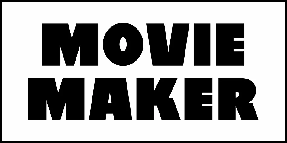 Movie Maker JNL by Jeff Levine Fonts — Display Font — thumbnail 2