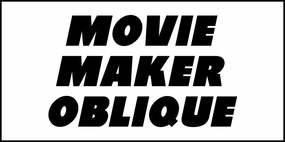 Movie Maker JNL by Jeff Levine Fonts — Display Font — thumbnail 4