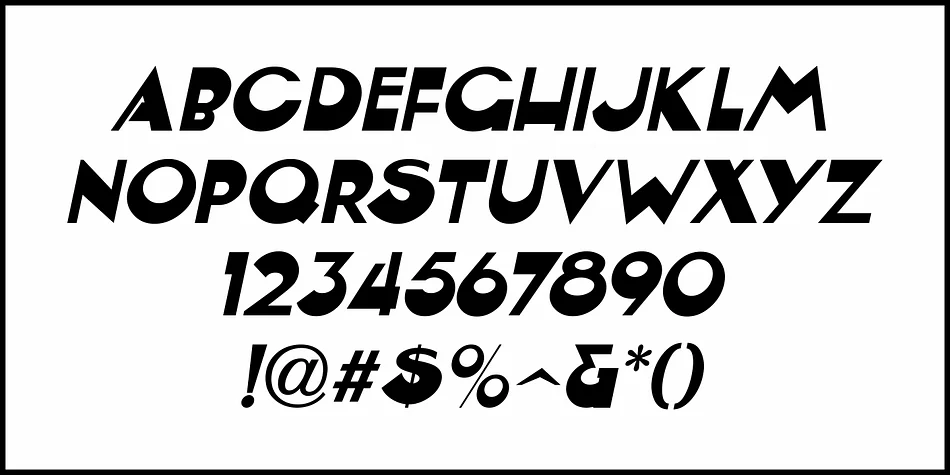 MOVIE NOUVEAU JNL by Jeff Levine Fonts — Decorative Font — thumbnail 5