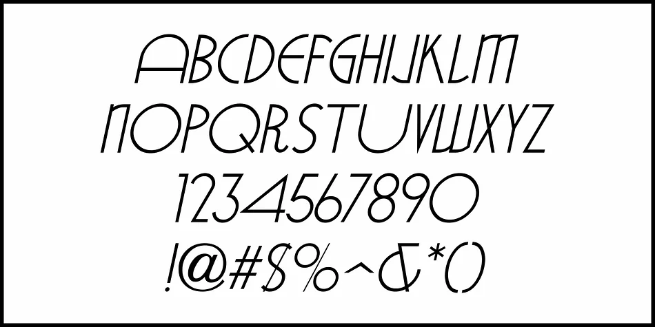 MOVIE PALACE JNL by Jeff Levine Fonts — Decorative Font — thumbnail 5