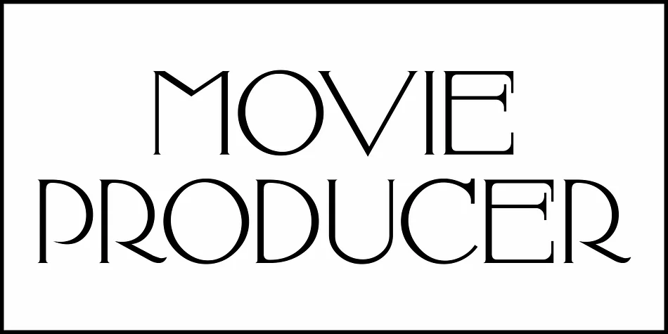 MOVIE PRODUCER JNL by Jeff Levine Fonts — Decorative Font — thumbnail 2
