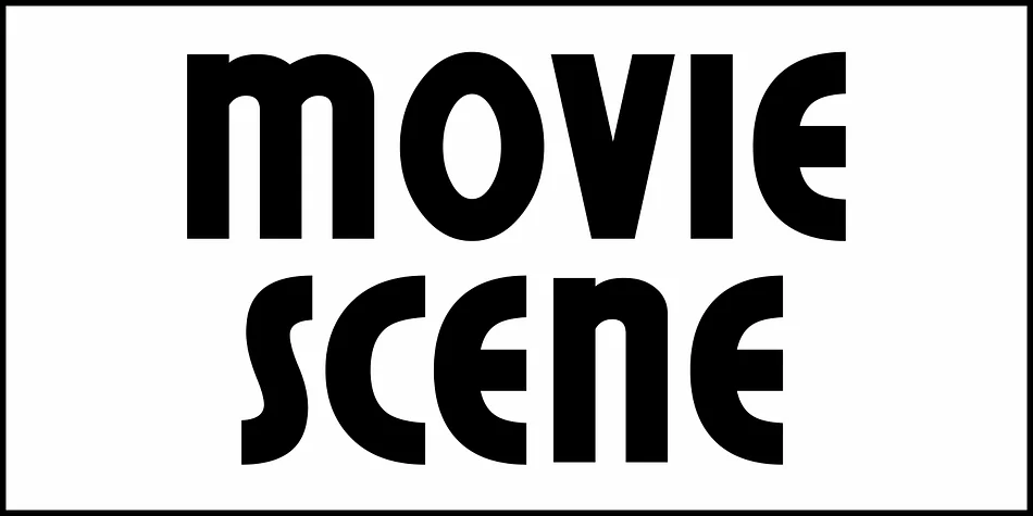 MOVIE SCENE JNL by Jeff Levine Fonts — Display Font — thumbnail 2