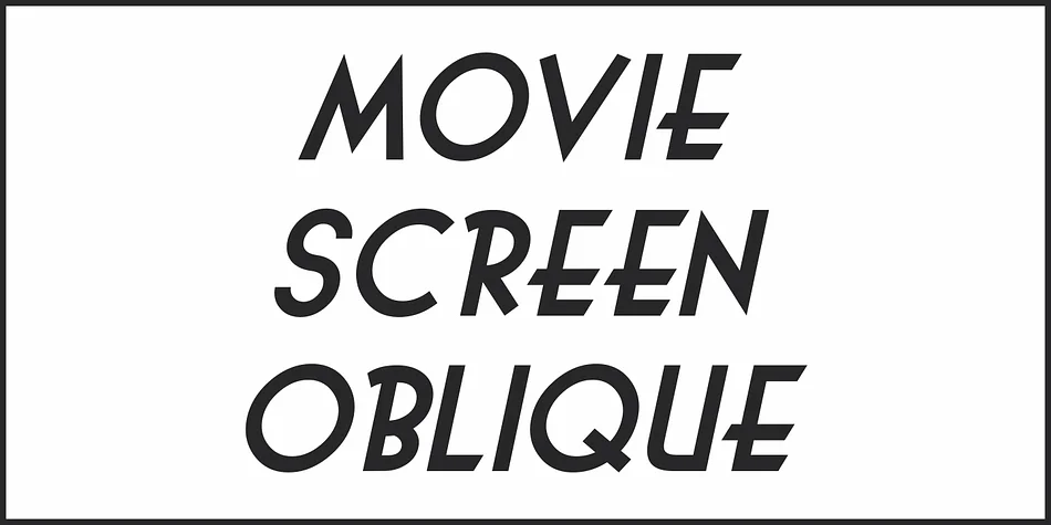 MOVIE SCREEN JNL by Jeff Levine Fonts — Decorative Font — thumbnail 4