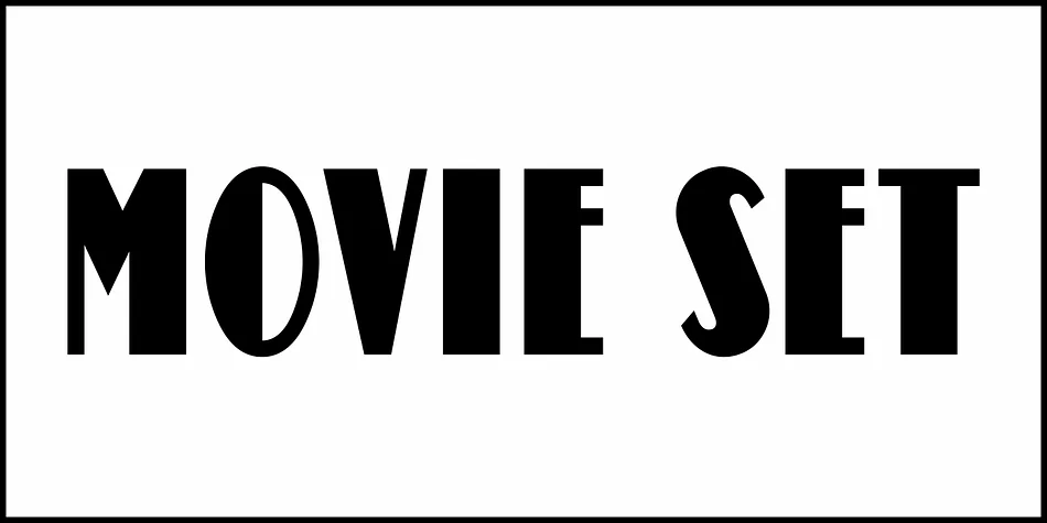 MOVIE SET JNL by Jeff Levine Fonts — Decorative Font — thumbnail 2