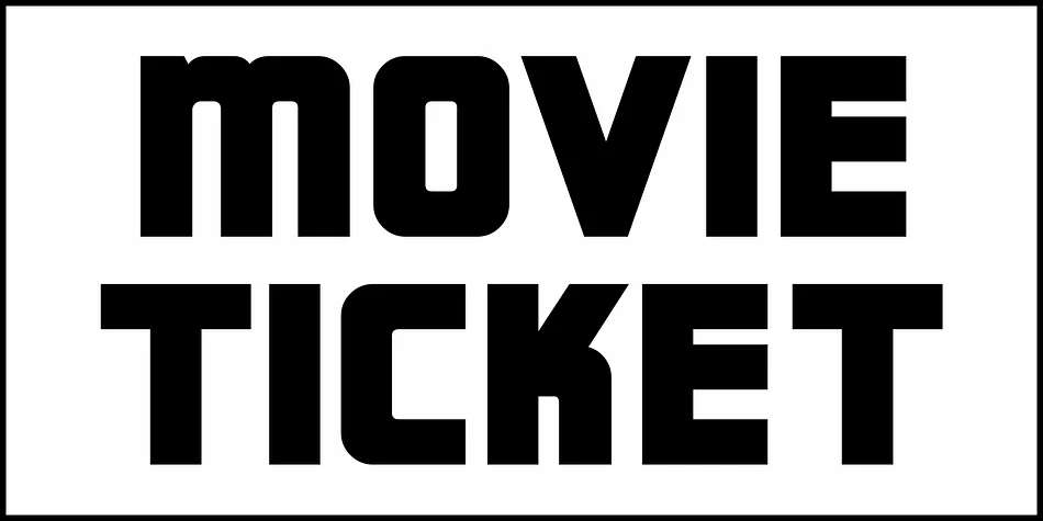 MOVIE TICKET JNL by Jeff Levine Fonts — Display Font — thumbnail 2