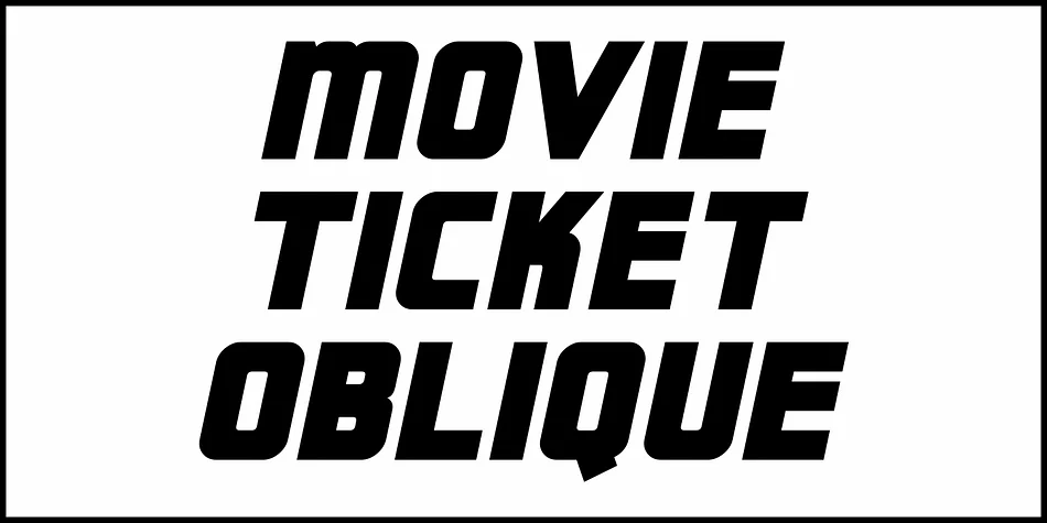 MOVIE TICKET JNL by Jeff Levine Fonts — Display Font — thumbnail 4