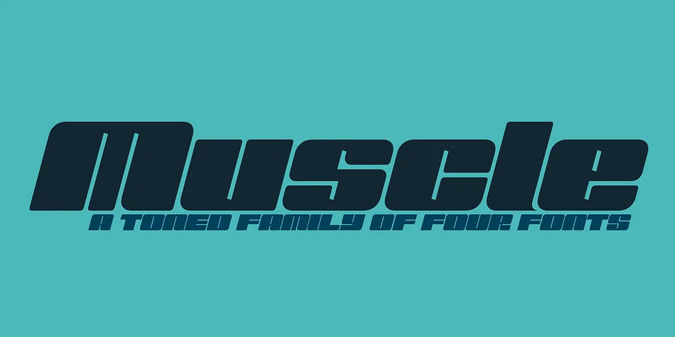 Muscle by Positype — Display Font