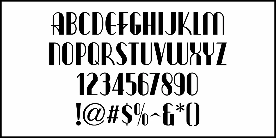 Musical Feature JNL by Jeff Levine Fonts — Display Font — thumbnail 3