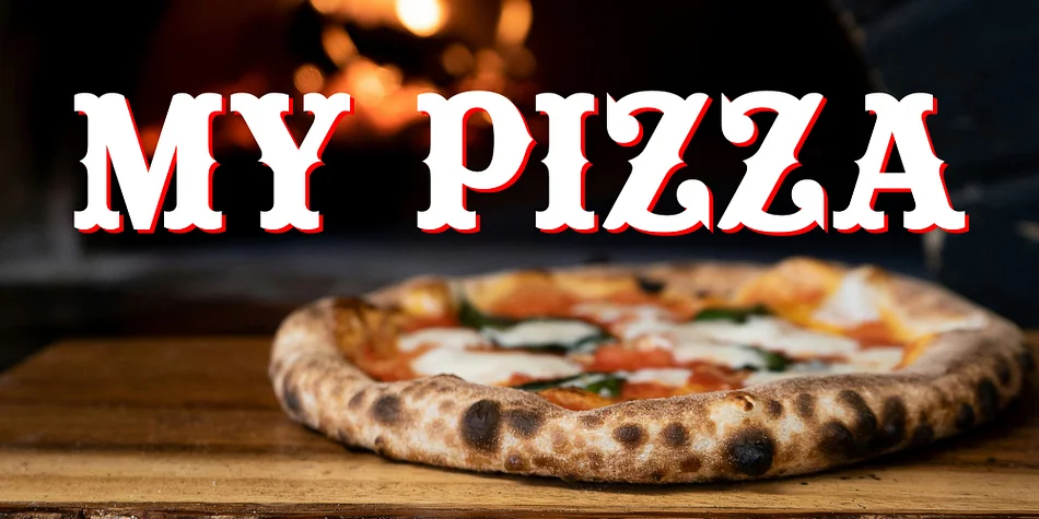 MY PIZZA by FontMesa β Decorative Font