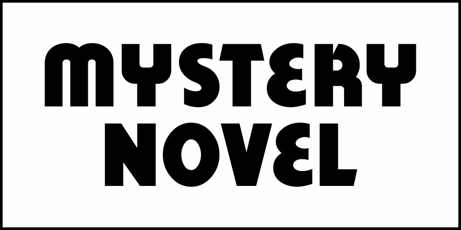 MYSTERY NOVEL JNL by Jeff Levine Fonts — Display Font — thumbnail 2