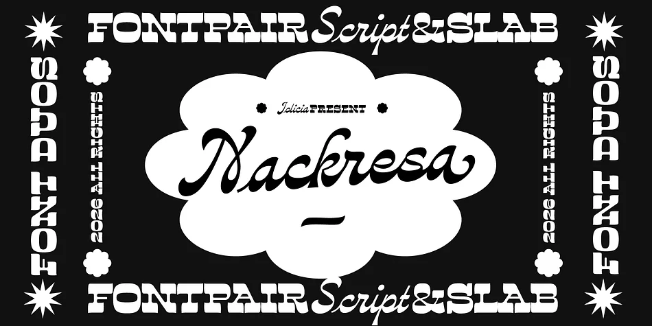 Nackresa by Jolicia Type — Display Font