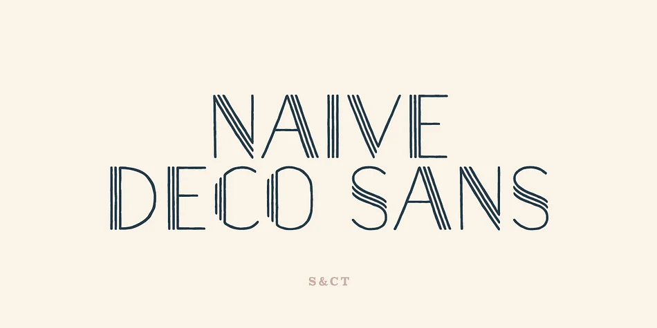 Naive Deco Sans by S&C Type — Decorative Font
