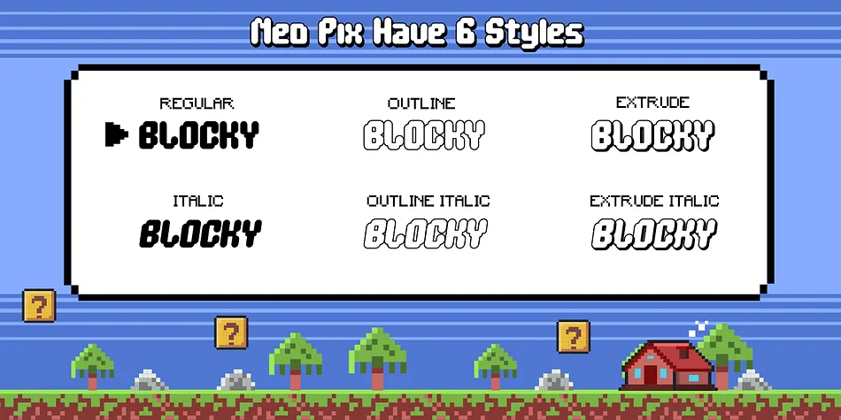 Nano Pix by Dharmas Studio — Display Font — thumbnail 6