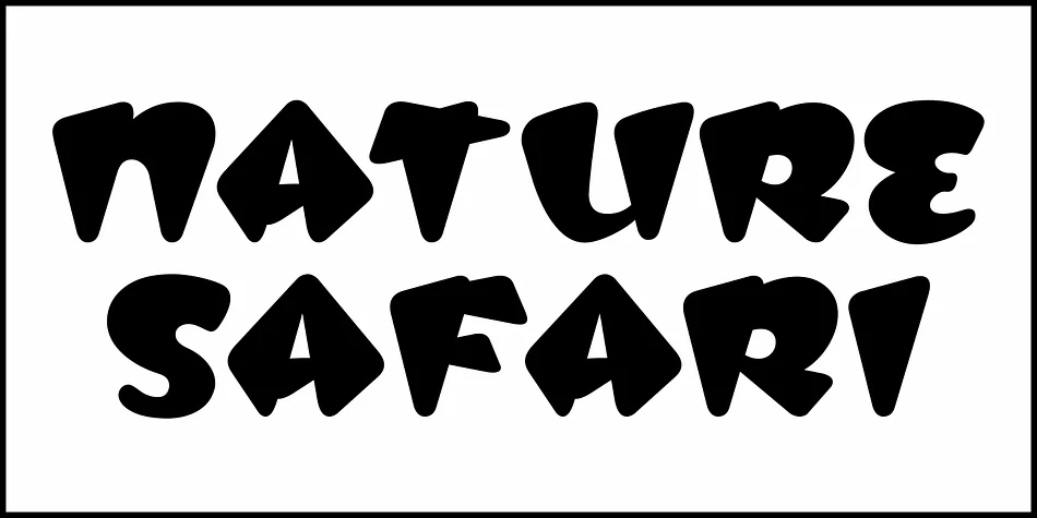 Nature Safari JNL by Jeff Levine Fonts — Display Font — thumbnail 2