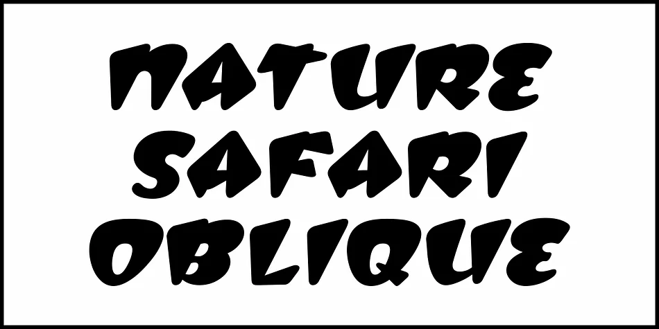 Nature Safari JNL by Jeff Levine Fonts — Display Font — thumbnail 4